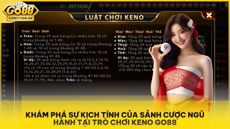 Cơ chế cược Ngũ Hành độc đáo phân chia khoảng điểm rõ ràng, mang lại tỷ lệ nhân thưởng cực cao