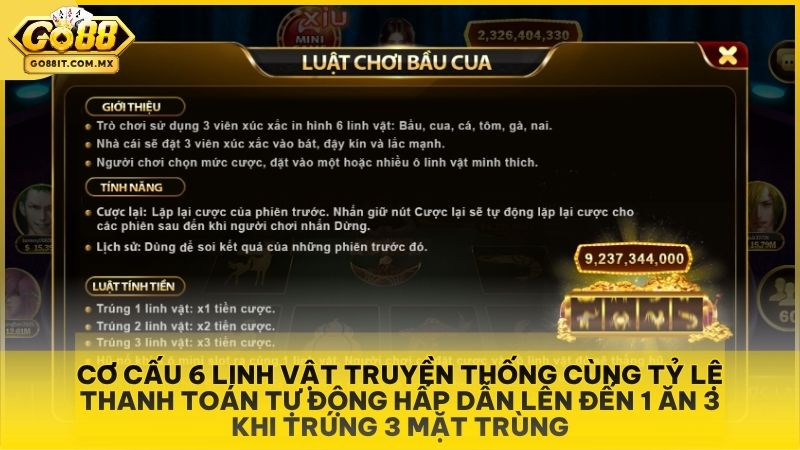 Hệ thống lắc tự động đạt chuẩn RNG quốc tế cam kết tính ngẫu nhiên và tính năng chơi thử Demo miễn phí