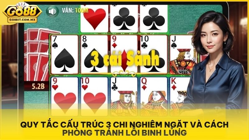 Hướng dẫn luật xếp bài ba chi chuẩn xác trong trò Mậu Binh Go88
