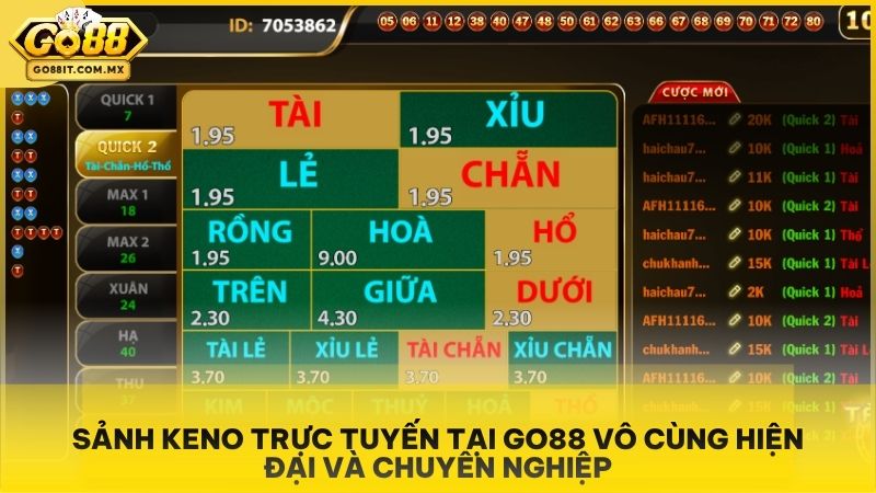 Không gian quay số nhanh kịch tính, vận hành tự động hằng giây với cơ hội trúng cược liên tục